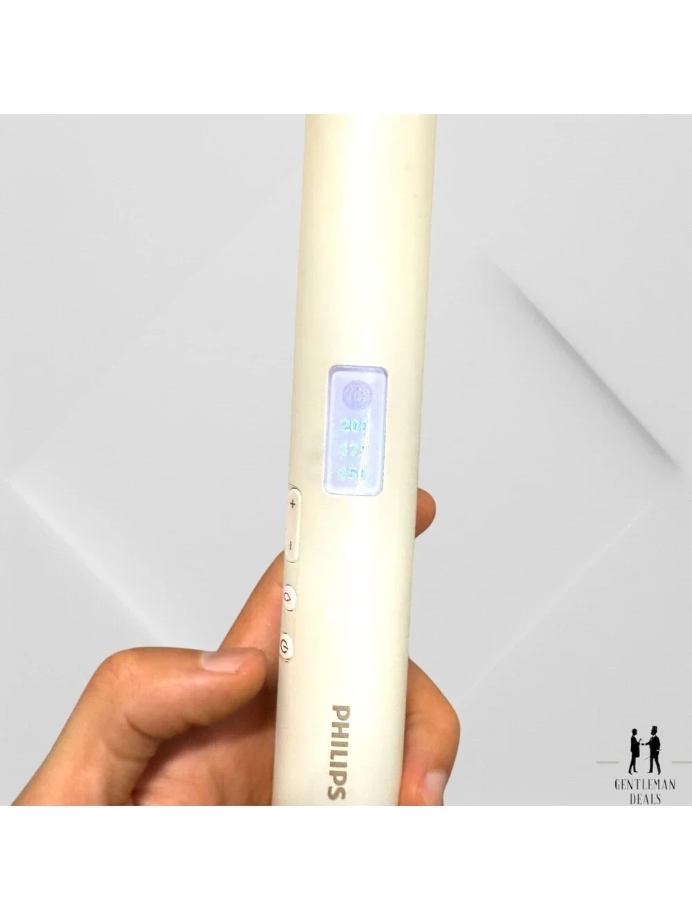 PHILIPS Chronus Negative Ion Straightening Hairdressing Splint Beige White